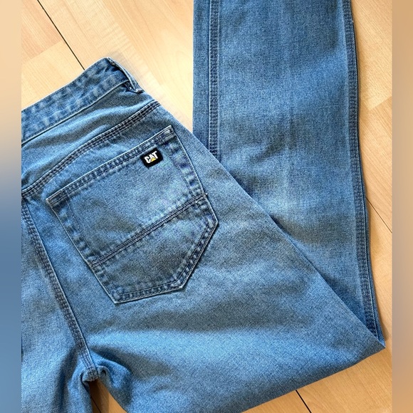 Men’s CATERPILLAR Rigid Workwear Utility Model Rugged Straight Legg Jeans 30x30 - Picture 6 of 8